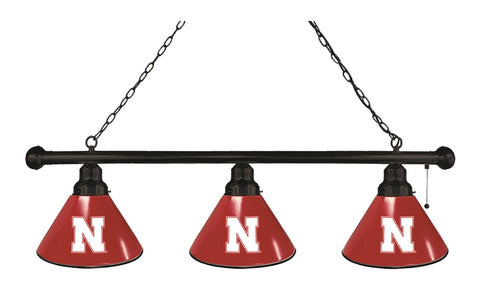 Nebraska 3 Shade Billiard Light Black