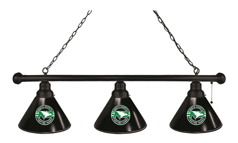 North Dakota 3 Shade Billiard Light Black