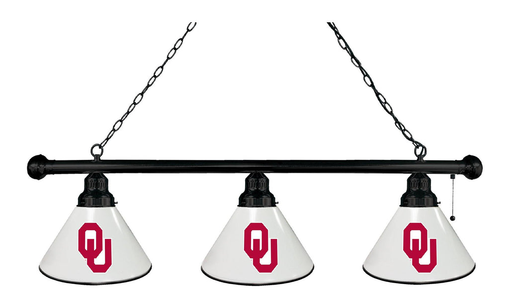 Oklahoma 3 Shade Billiard Light Black