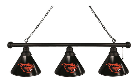 Oregon State 3 Shade Billiard Light Black