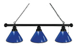 Royal Blue 3 Shade Billiard Light Black