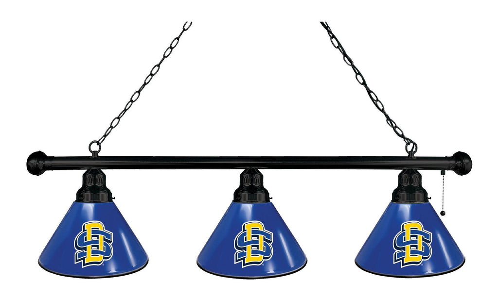 South Dakota State 3 Shade Billiard Light Black