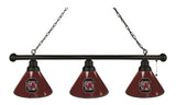 South Carolina 3 Shade Billiard Light Black