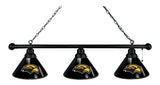 Southern Miss 3 Shade Billiard Light Black