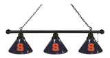 Syracuse 3 Shade Billiard Light Black