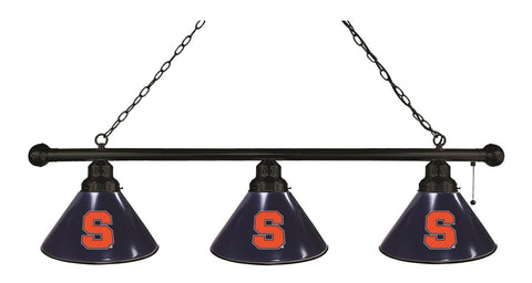 Syracuse 3 Shade Billiard Light Black