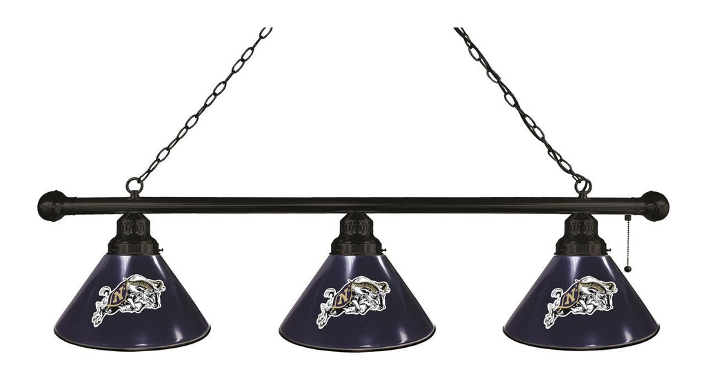 Us Naval Academy (navy) 3 Shade Billiard Light Black