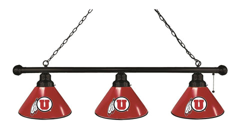 Utah 3 Shade Billiard Light Black