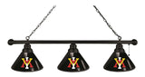 Virginia Military Institute 3 Shade Billiard Light Black