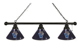 Villanova 3 Shade Billiard Light Black