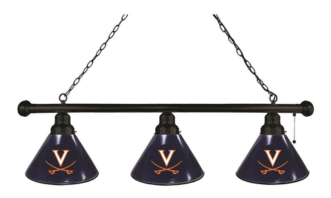 Virginia 3 Shade Billiard Light Black