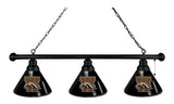 Western Michigan 3 Shade Billiard Light Black