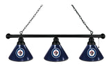 Winnipeg Jets 3 Shade Billiard Light Black