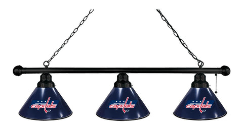 Washington Capitals 3 Shade Billiard Light Black