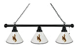 Wyoming 3 Shade Billiard Light Black