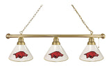 Arkansas 3 Shade Billiard Light Brass