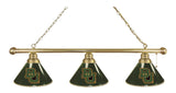 Baylor 3 Shade Billiard Light Brass