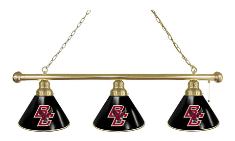 Boston College 3 Shade Billiard Light Brass