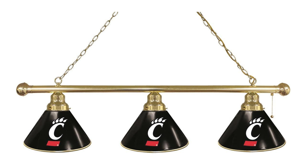 Cincinnati 3 Shade Billiard Light Brass