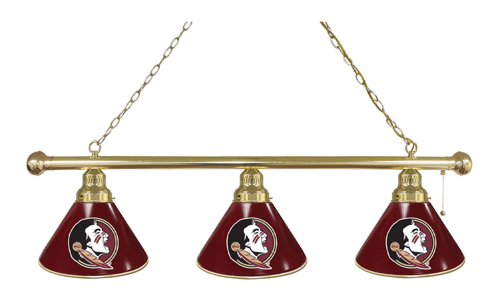 Florida State (head) 3 Shade Billiard Light Brass