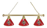 Florida Panthers 3 Shade Billiard Light Brass