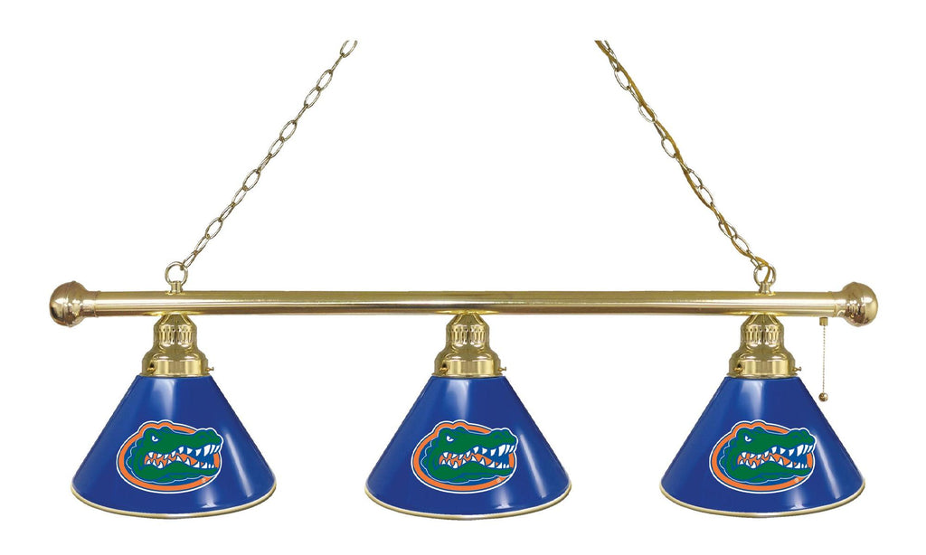 Florida 3 Shade Billiard Light Brass