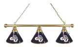 Gonzaga 3 Shade Billiard Light Brass