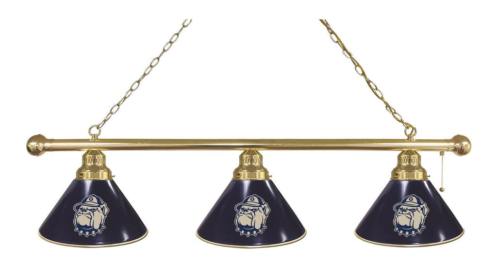 Georgetown 3 Shade Billiard Light Brass