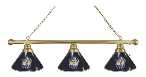 Georgetown 3 Shade Billiard Light Brass