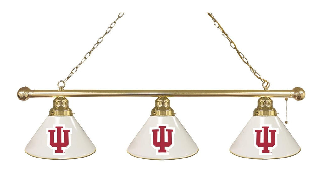 Indiana 3 Shade Billiard Light Brass