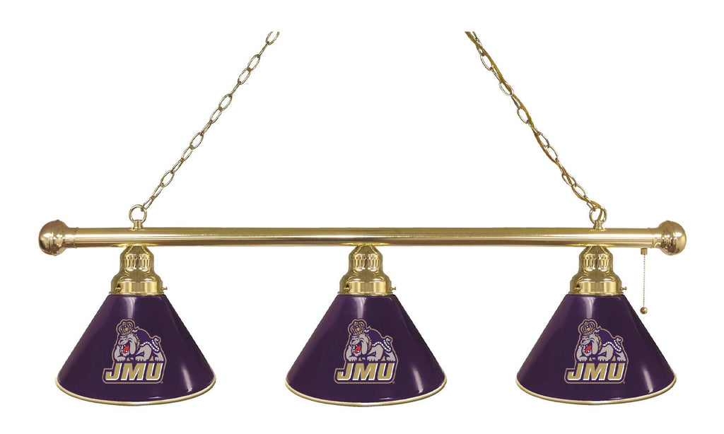 James Madison 3 Shade Billiard Light Brass