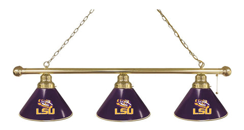 Louisiana State 3 Shade Billiard Light Brass