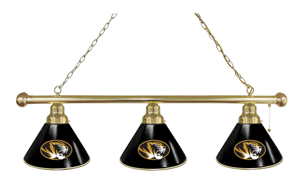 Missouri 3 Shade Billiard Light Brass