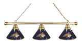 Montana State 3 Shade Billiard Light Brass