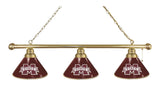 Mississippi State 3 Shade Billiard Light Brass