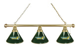 Northern Michigan 3 Shade Billiard Light Brass