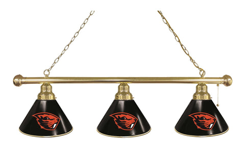 Oregon State 3 Shade Billiard Light Brass