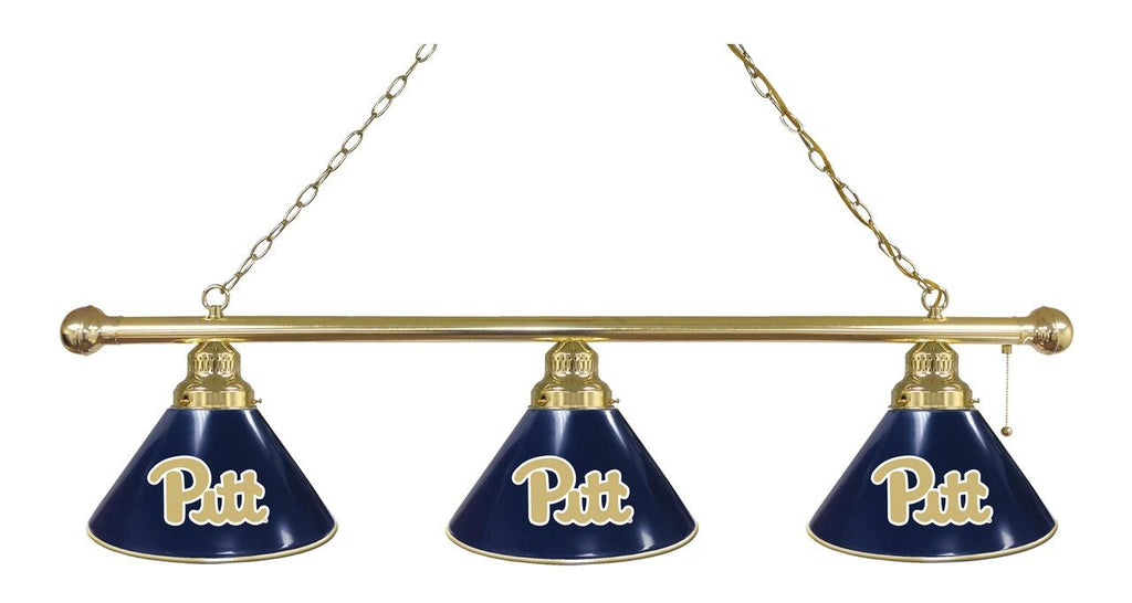 Pitt 3 Shade Billiard Light Brass