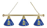 South Dakota State 3 Shade Billiard Light Brass