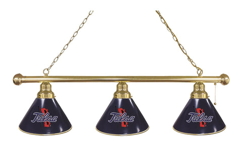 Tulsa 3 Shade Billiard Light Brass