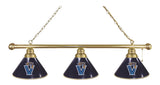 Villanova 3 Shade Billiard Light Brass