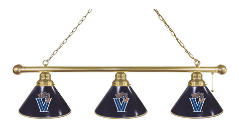 Villanova 3 Shade Billiard Light Brass