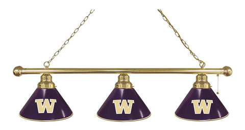 Washington 3 Shade Billiard Light Brass