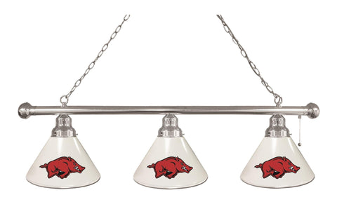 Arkansas 3 Shade Billiard Light Chrome