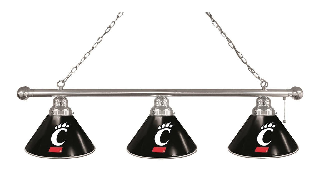 Cincinnati 3 Shade Billiard Light Chrome