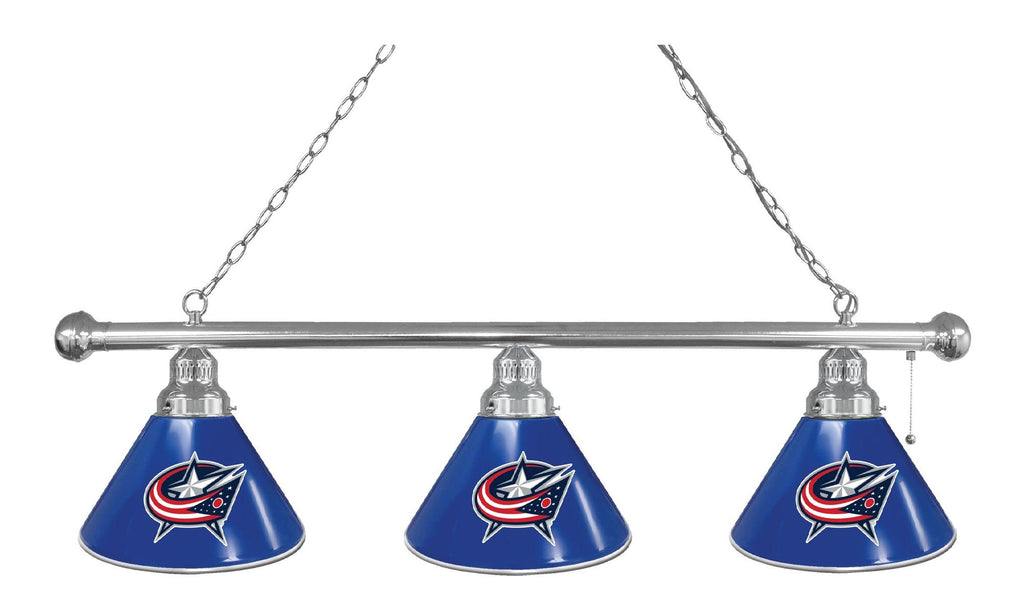 Columbus Blue Jackets 3 Shade Billiard Light Chrome