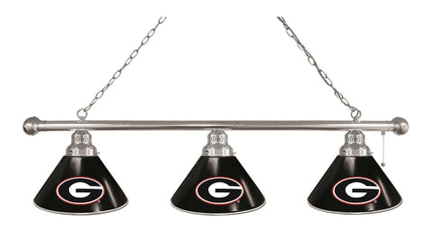 Georgia "g" 3 Shade Billiard Light Chrome