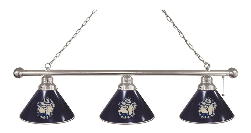 Georgetown 3 Shade Billiard Light Chrome