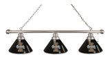 Idaho 3 Shade Billiard Light Chrome