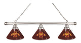 Iowa State 3 Shade Billiard Light Chrome